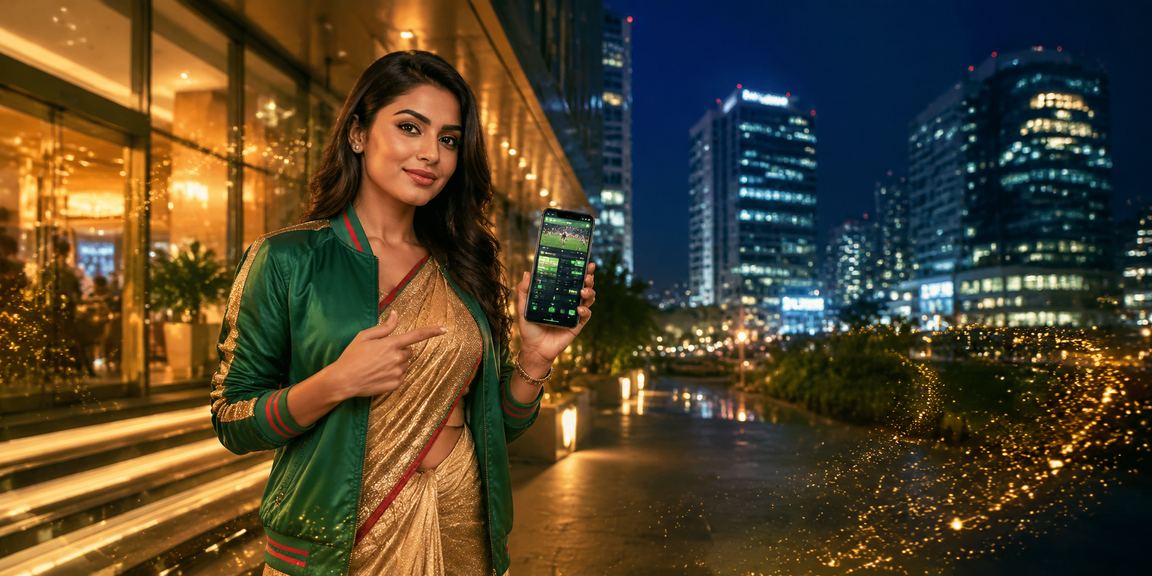 ঢাকায় ক্রিকেট বেটিং উপভোগ করছেন একজন বাংলাদেশি নারী ব্যবহারকারী