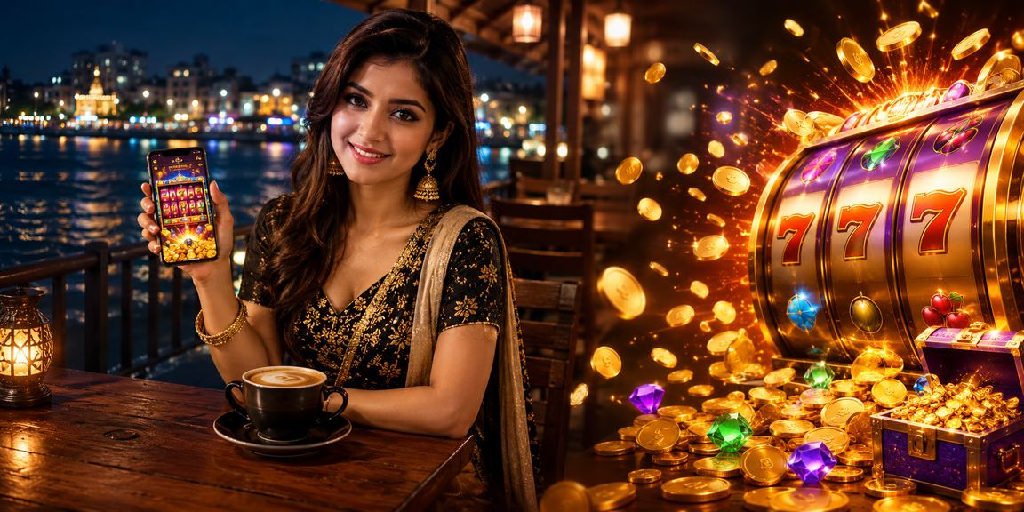 নারায়ণগঞ্জে সমুদ্র সৈকতের পাশে স্লট গেমে বোনাস ব্যবহার করছেন একজন